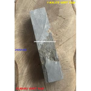 DAMLA ELMASLI GİRİT TAŞI YAĞLI BIÇAK BİLEME TAŞI GİRİT TAŞI BİLE TAŞI DOĞAL YAĞ TAŞI 3400GR