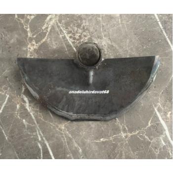 BK ÇELİK KARIK ÇAPASI BAHÇE ÇAPASI GENİŞ AY ÇAPA EL YAPIMI ÇELİK ÇAPA 28CM
