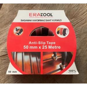 ERATOL KIRMIZI MERDİVEN KAYDIRMAZ BANT ZEMİN KAYDIRMAZ BANDI 50MM 25MT