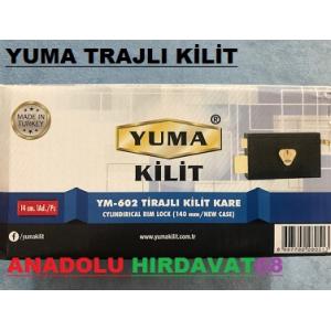 YUMA TRAJLI DEMİR DOĞRAMA KAPI KİLİDİ YM-602 TRAJLI KİLİT