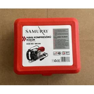 SAMURAY 12VOLT MİNİ KOMPRESÖR GÜÇLÜ ARAÇ KOMPRESÖRÜ 100PSİ